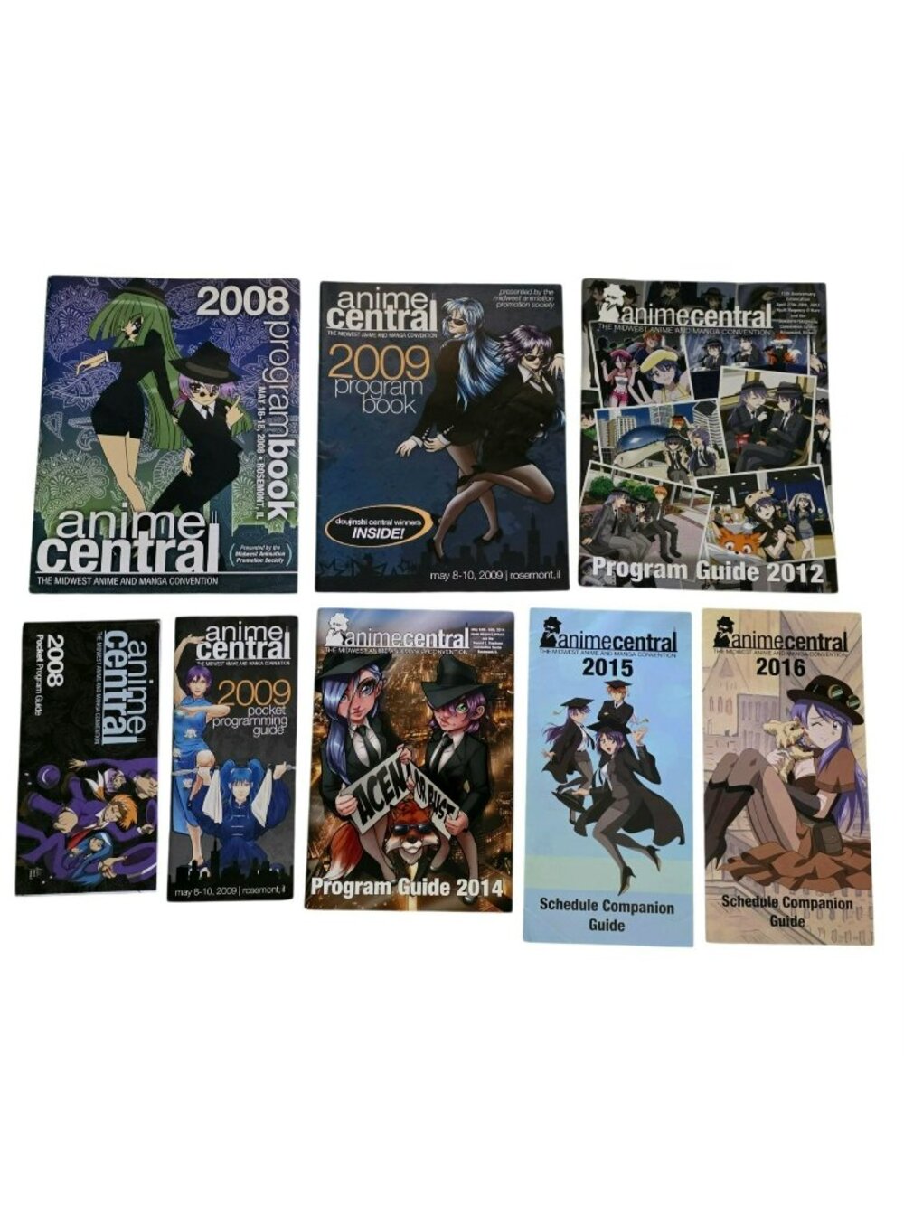 Anime Central Convention Program Book Schedule Flyers Collectible Ephemera Manga